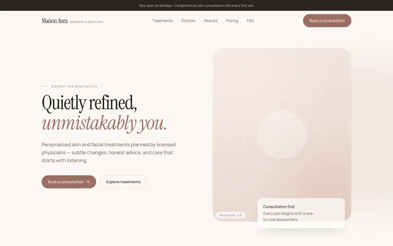 Aesthetic Clinic template