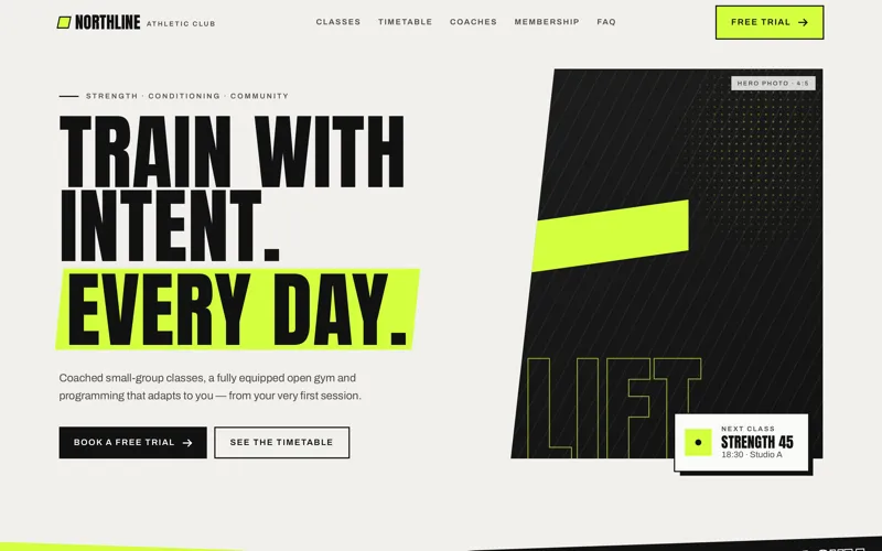 Fitness Studio template